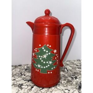 Waechtersbach Christmas Tree Coffee Hot Drink Carafe Plastic Pitcher Thermos FUN